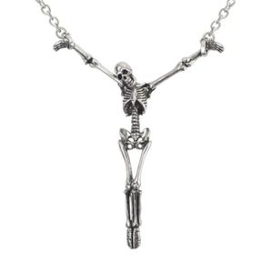 Alchemy Gothic Skeleton Necklace